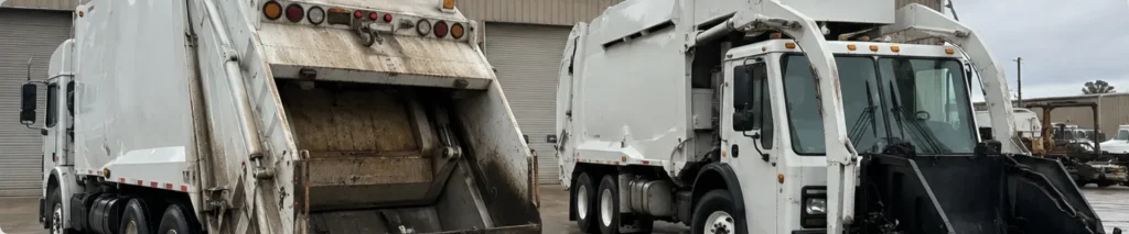 rear end loader vs front end loader waste trucks | Africa Engineering & Manufacturing