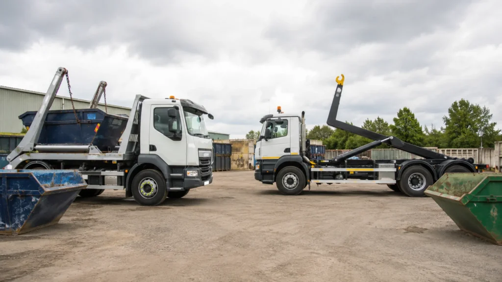 skip loader vs hook loader | Africa Engineering & Manufacturing
